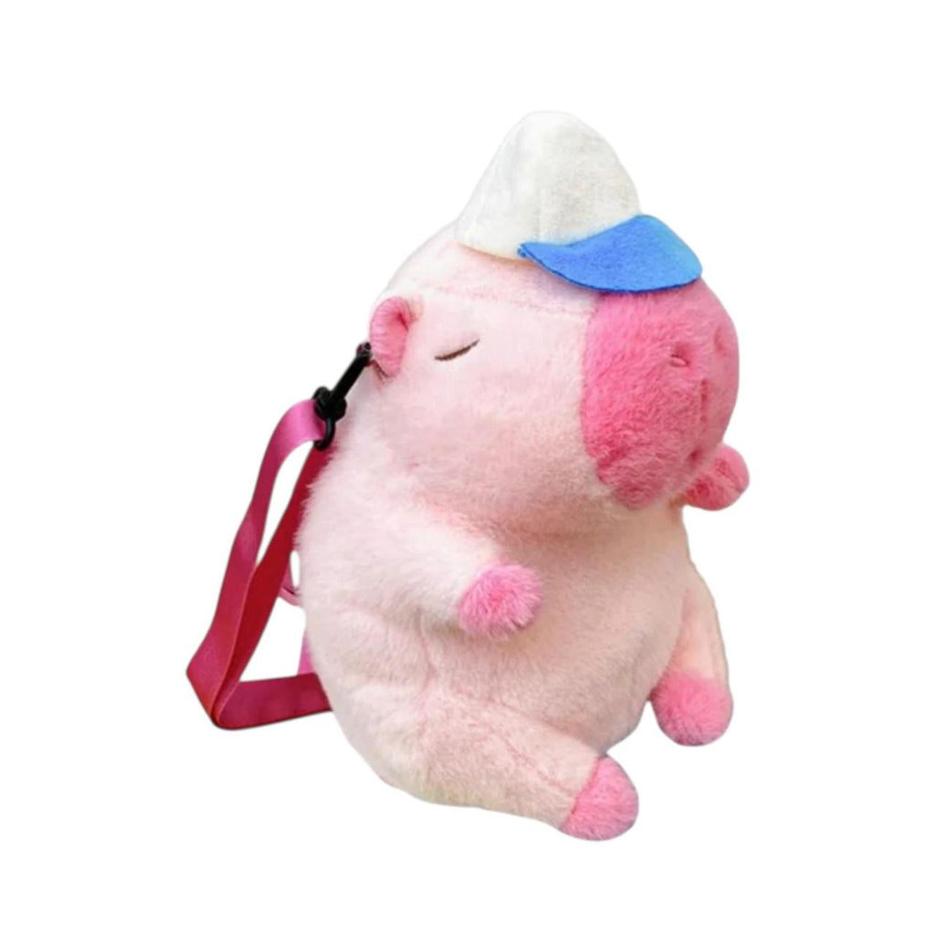 MOCHILA DE CAPYBARA ROSADO