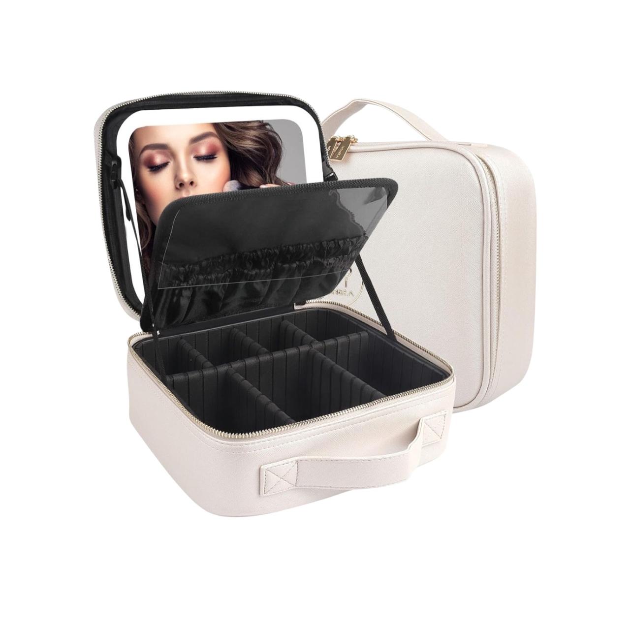 COSMETIQUERA PÓRTAIL CON LUZ