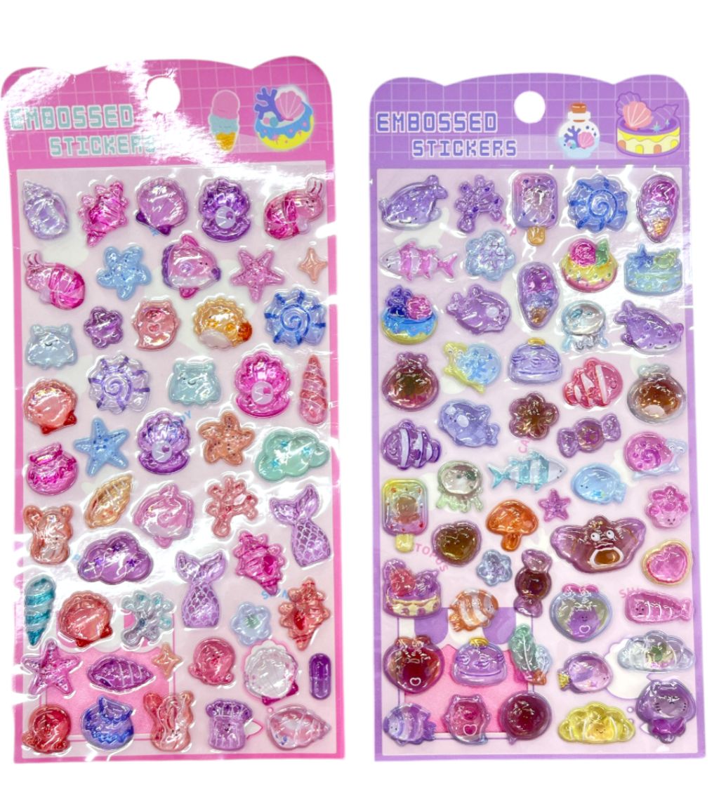 STICKERS KAWAII 3D (UNIDAD)